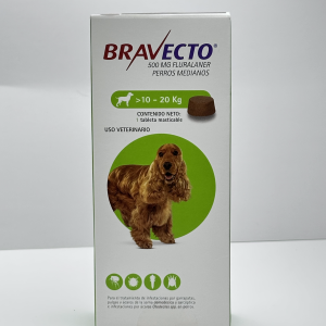 BRAVECTO TABLETA M 10 A 20 - 10.10 a a 20 kg