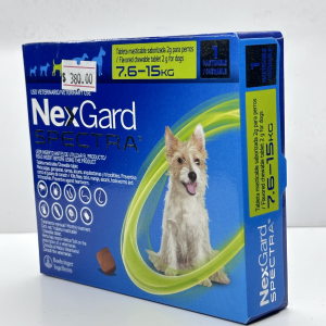 NEXGARD SPECTRA PERRO M 7.6 A 15 - 7 7.6 a 15 kg